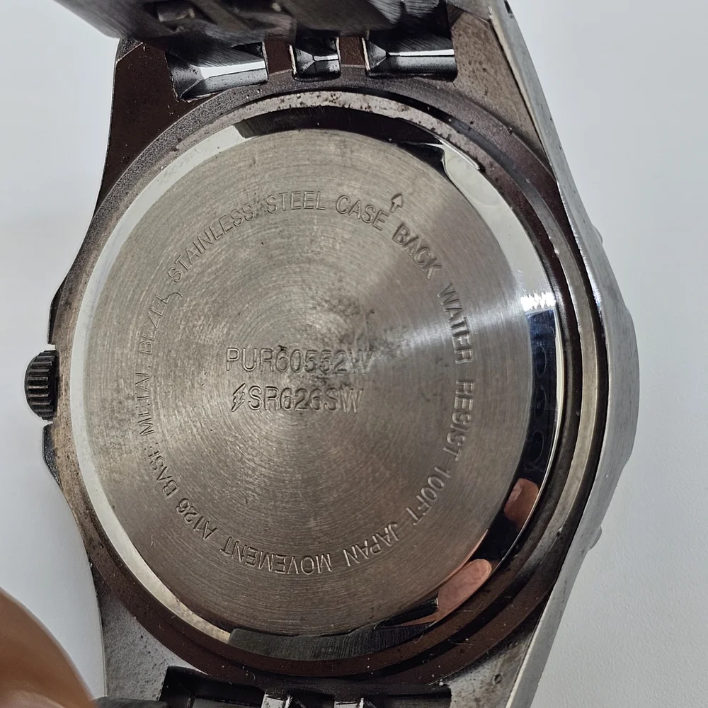 40MM‎ Men's Analog Watch Black Dial Date Black Bracelet Band 8.5